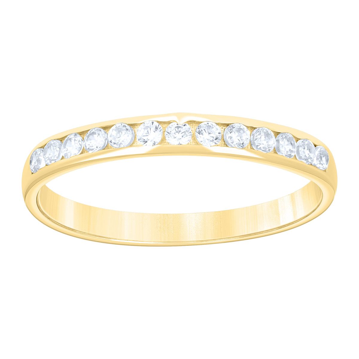 14Kt Gold Cz Ring