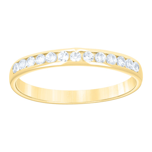 14Kt Gold Cz Ring