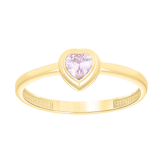 14Kt Gold Cz Ring