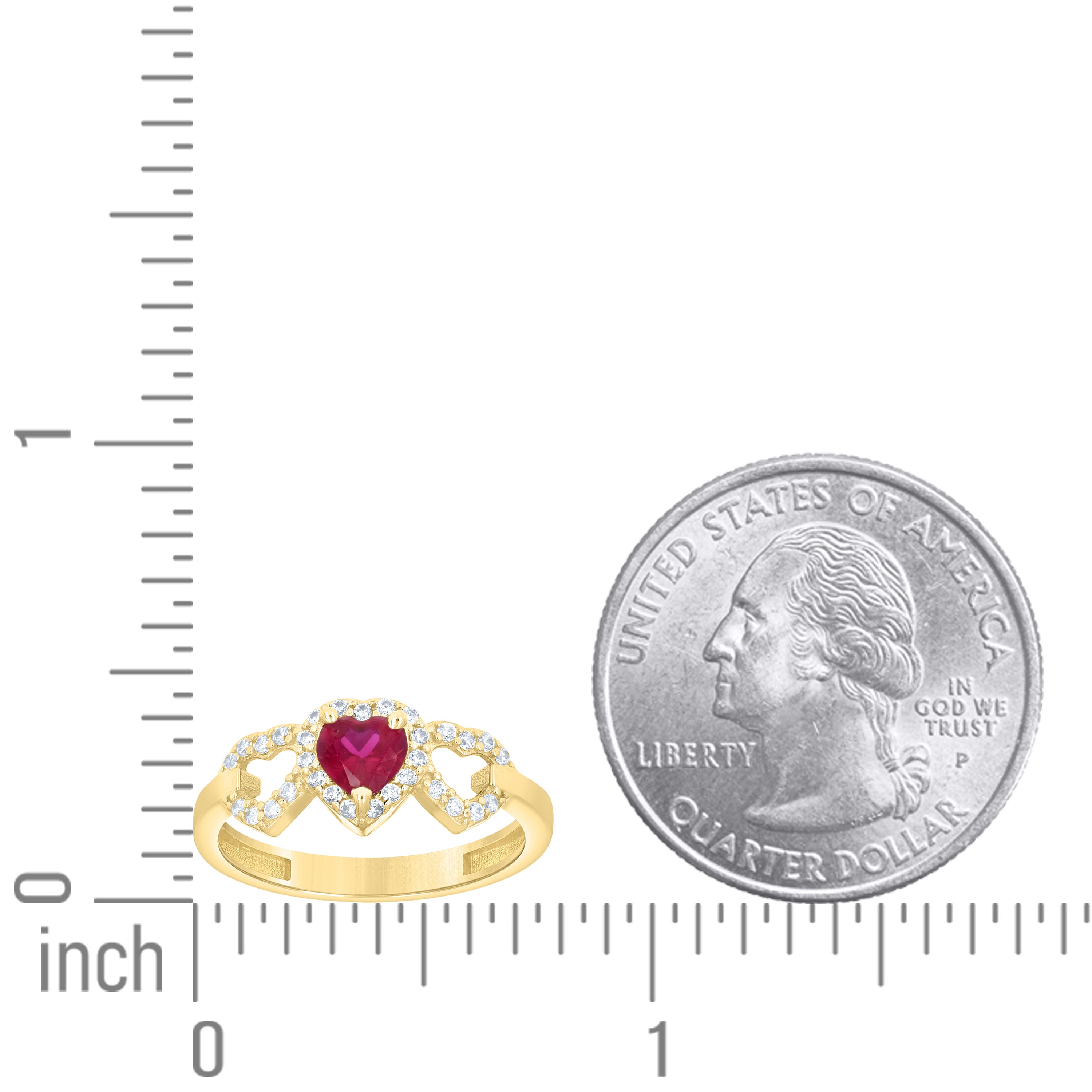 14Kt Gold Cz Ring
