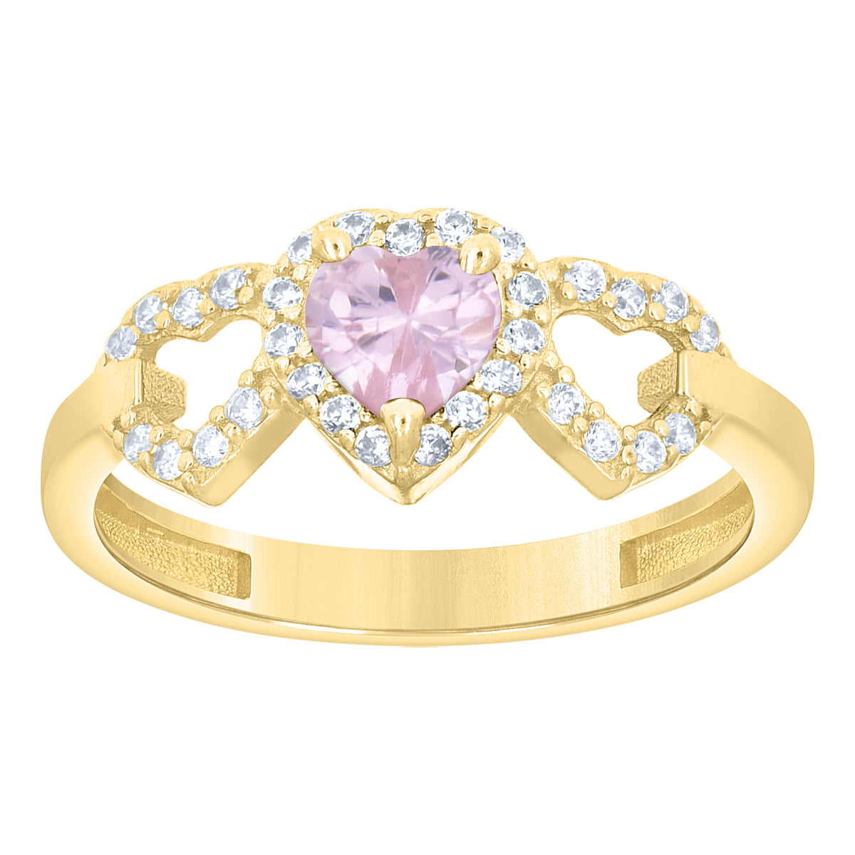 14Kt Gold Cz Ring