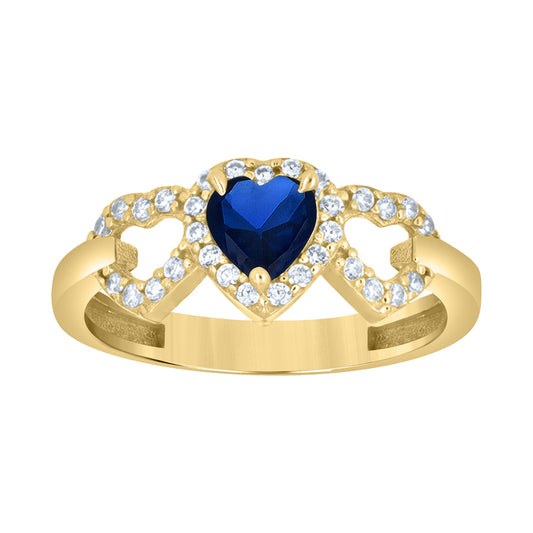 10Kt Gold Cz Ring