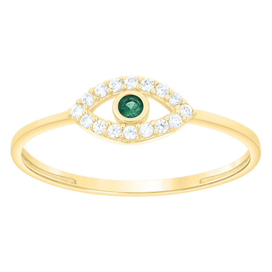 10Kt Gold Cz Ring