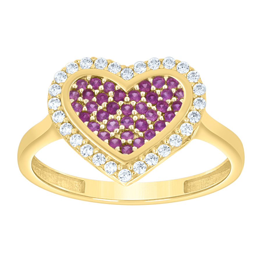 10Kt Gold Cz Ring