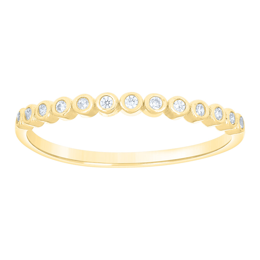 10Kt Gold Cz Ring
