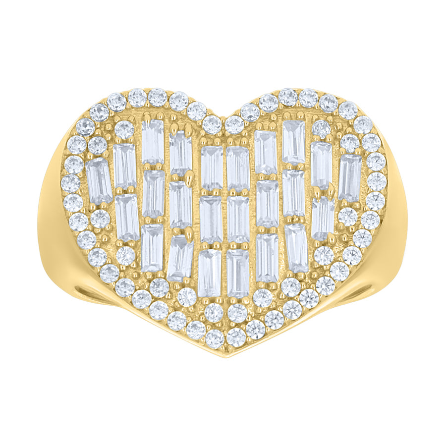 10Kt Gold Cz Ring
