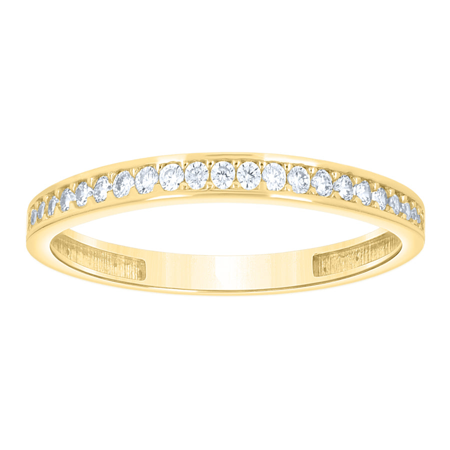 10Kt Gold Cz Ring
