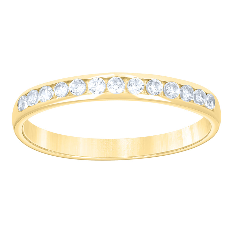 10Kt Gold Cz Ring