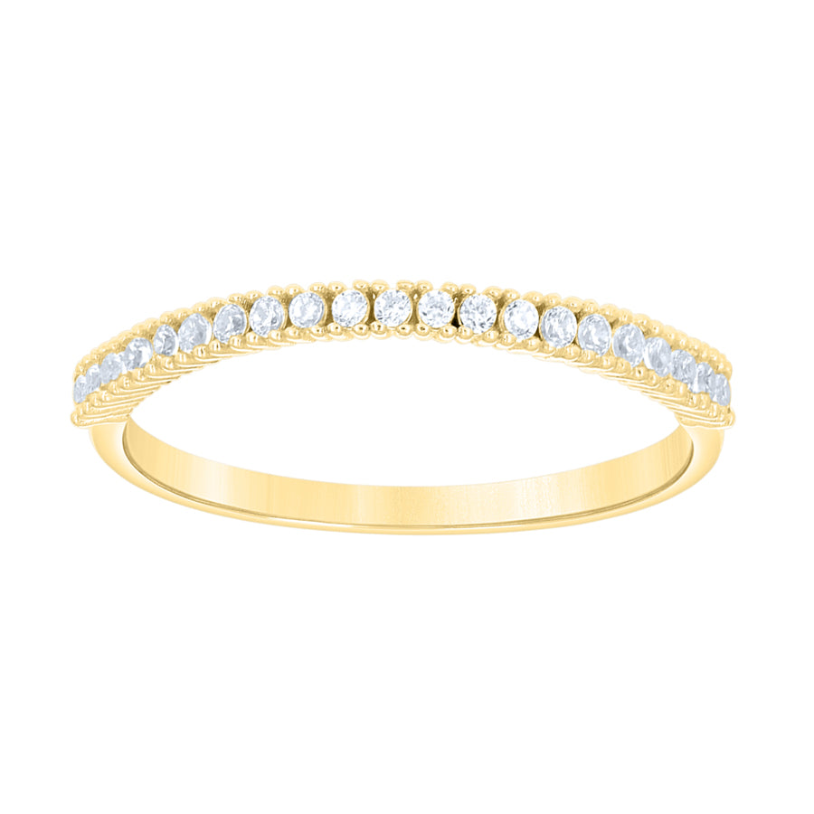 10Kt Gold Cz Ring