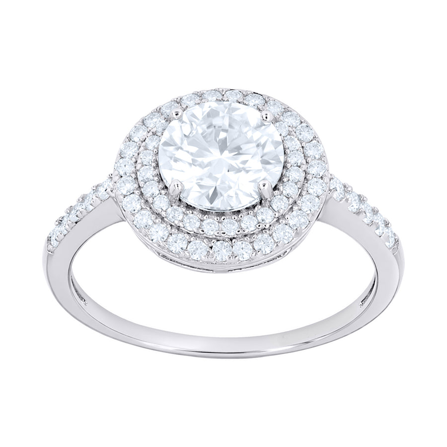 925 Sterling Silver Moissanite Ring S6-S11