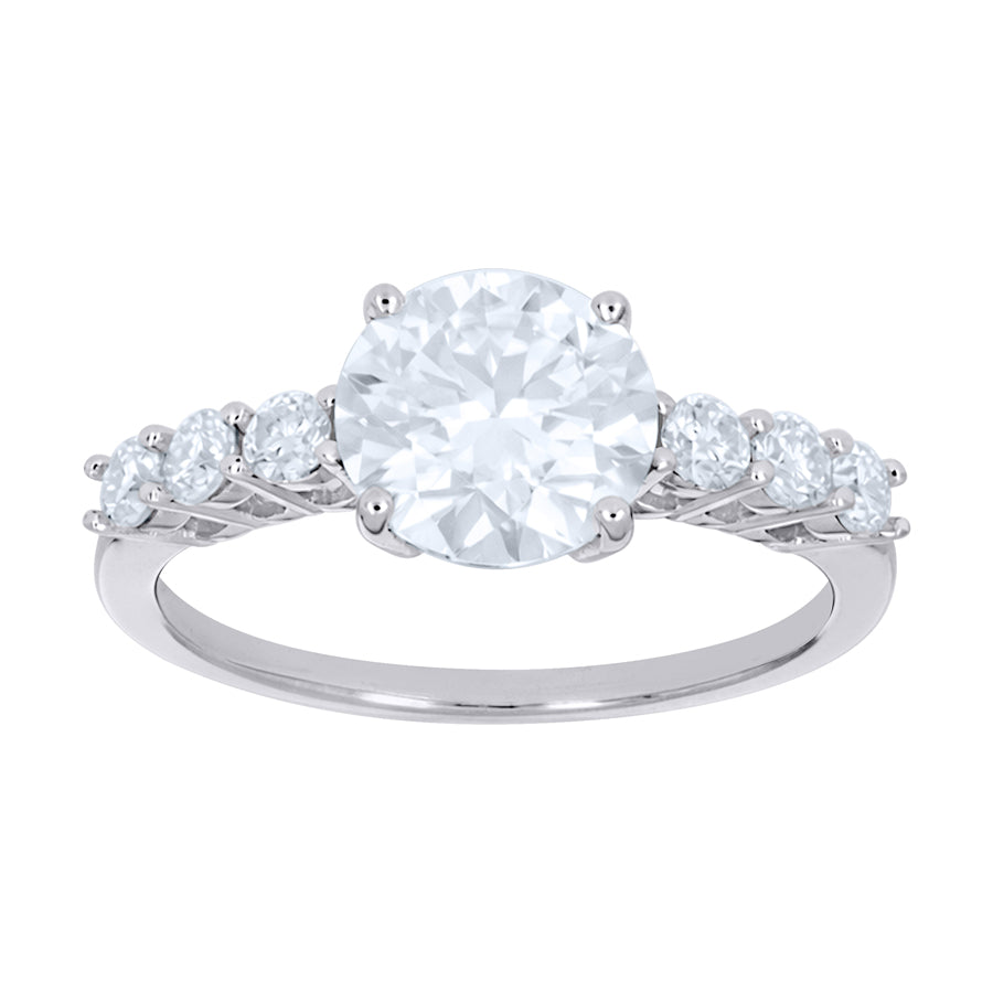 925 Sterling Silver Moissanite Ring S6-S11