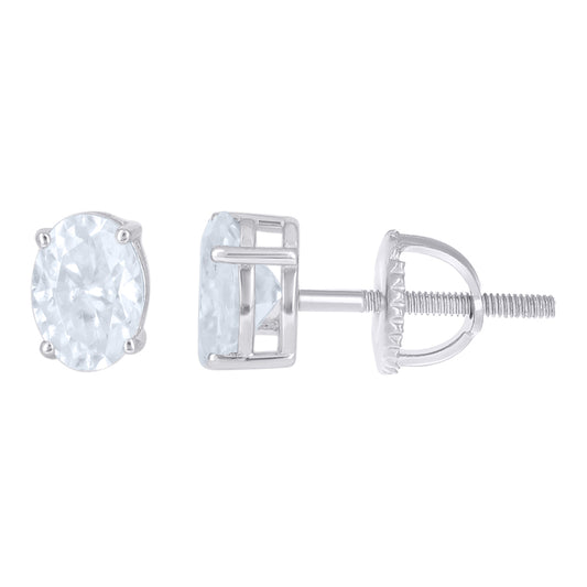 925 Sterling Silver Moissanite Earrings