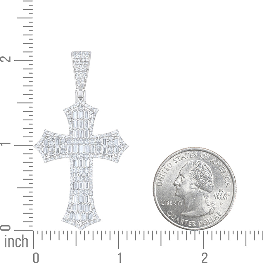 925 Sterling Silver Cz Pendant