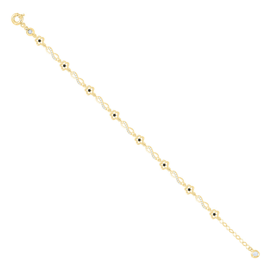 10Kt Gold Turkish Bracelet 8" (7"+1")