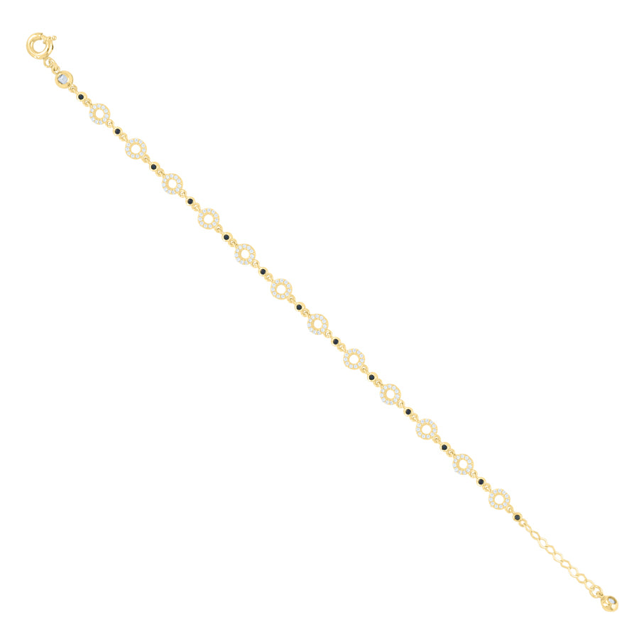 10Kt Gold Turkish Bracelet 8" (7"+1")