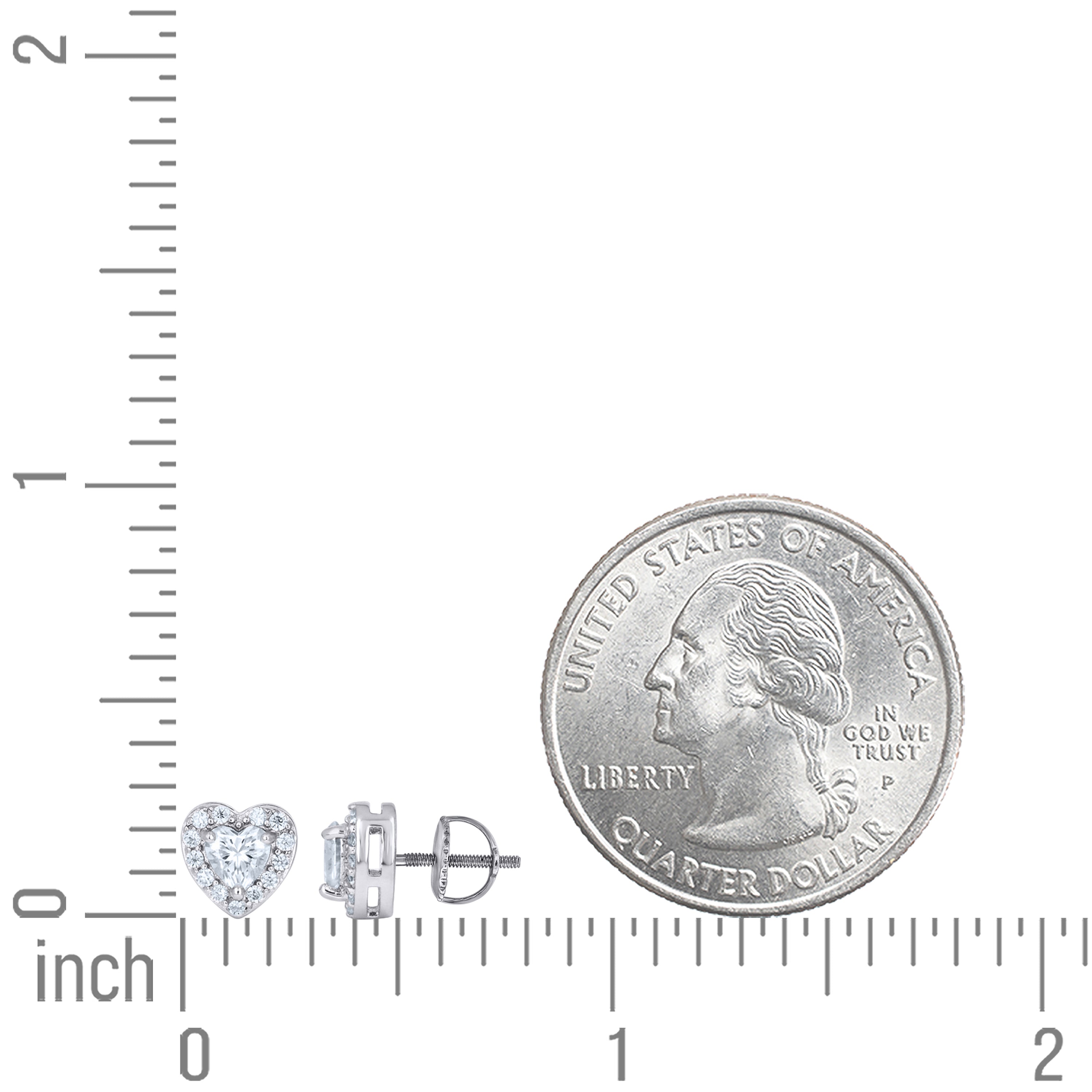 925 Sterling Silver Moissanite Earrings