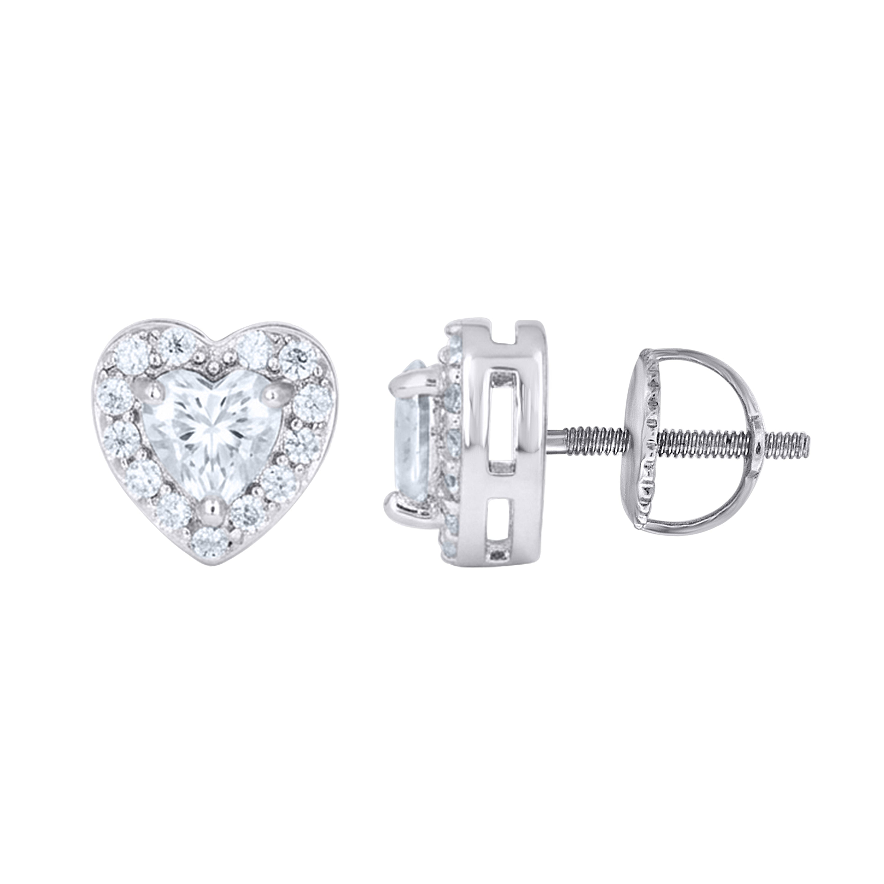 925 Sterling Silver Moissanite Earrings