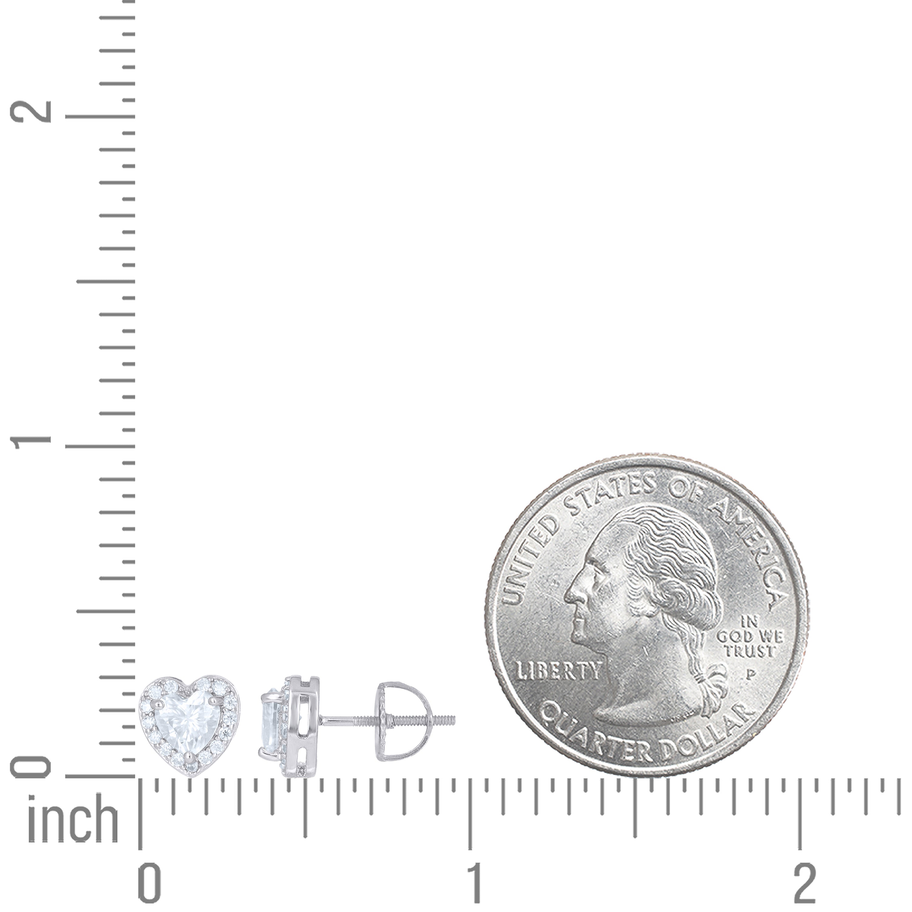 925 Sterling Silver Moissanite Earrings