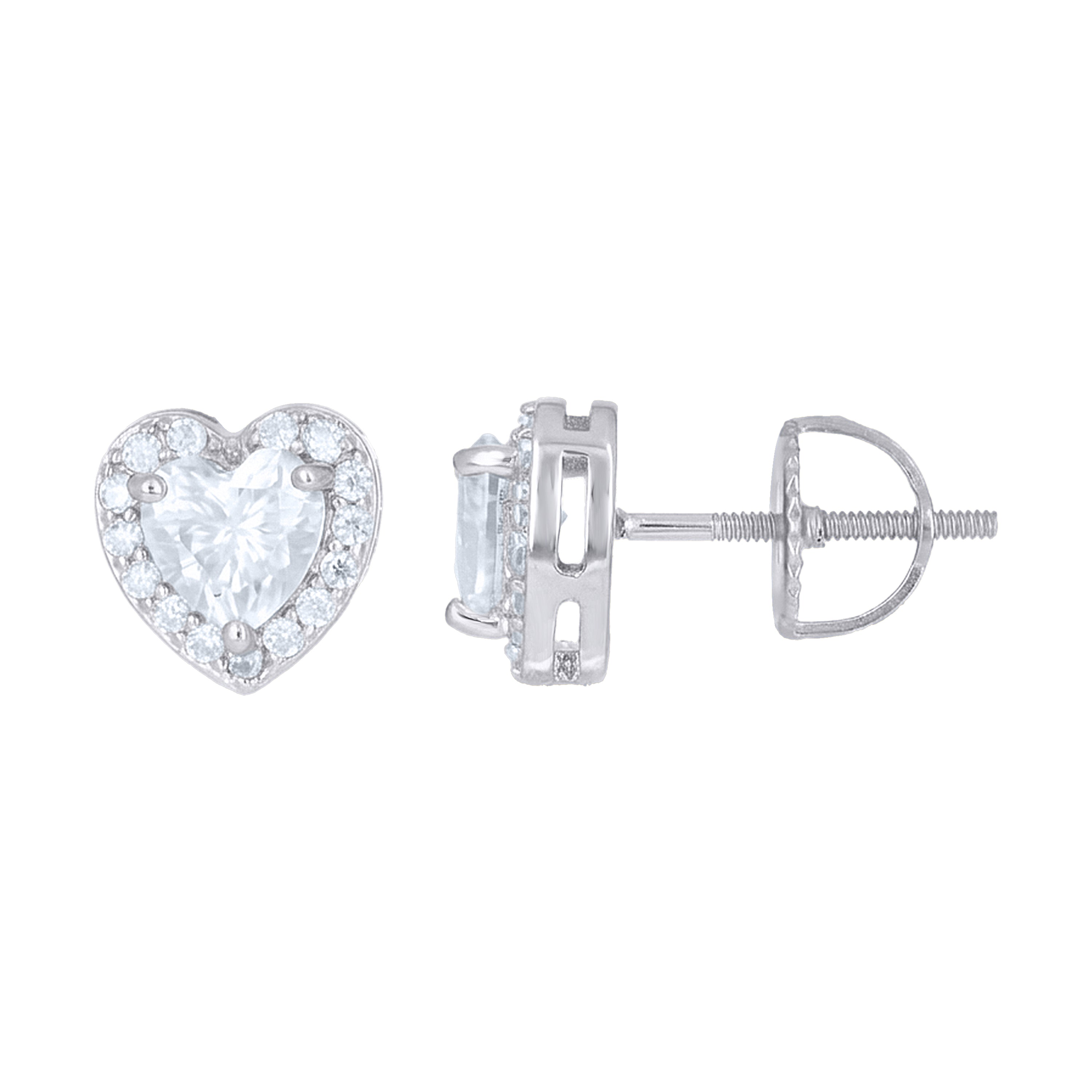 925 Sterling Silver Moissanite Earrings