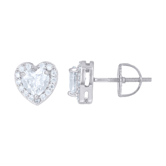 925 Sterling Silver Moissanite Earrings