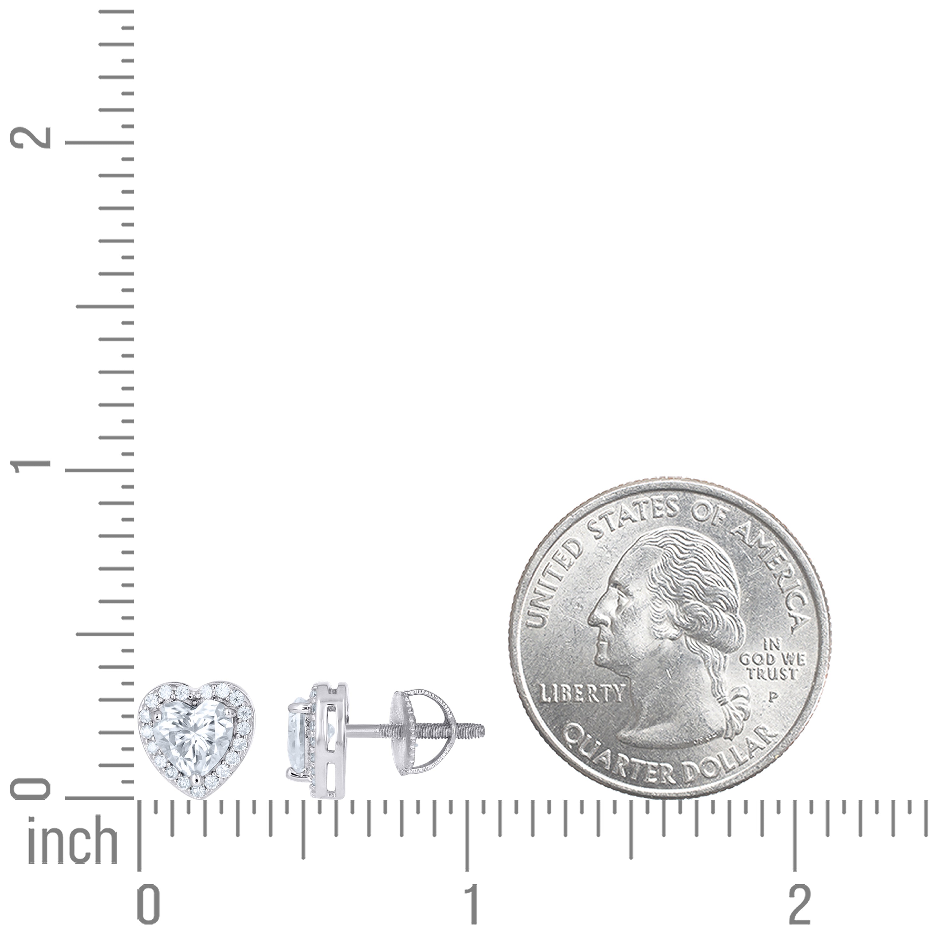925 Sterling Silver Moissanite Earrings