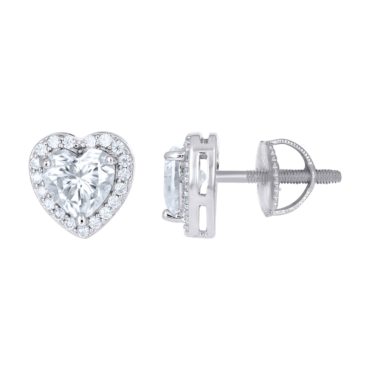 925 Sterling Silver Moissanite Earrings