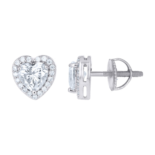 925 Sterling Silver Moissanite Earrings