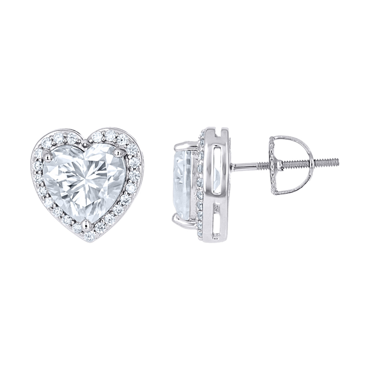 925 Sterling Silver Moissanite Earrings