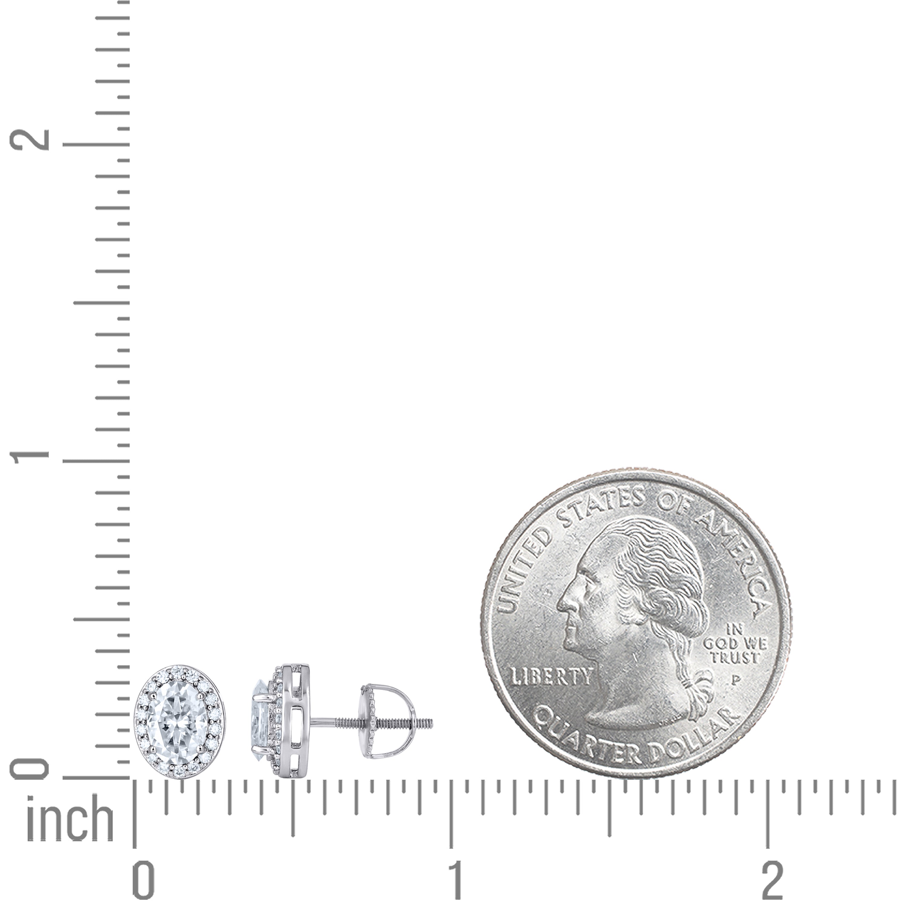 925 Sterling Silver Moissanite Earrings
