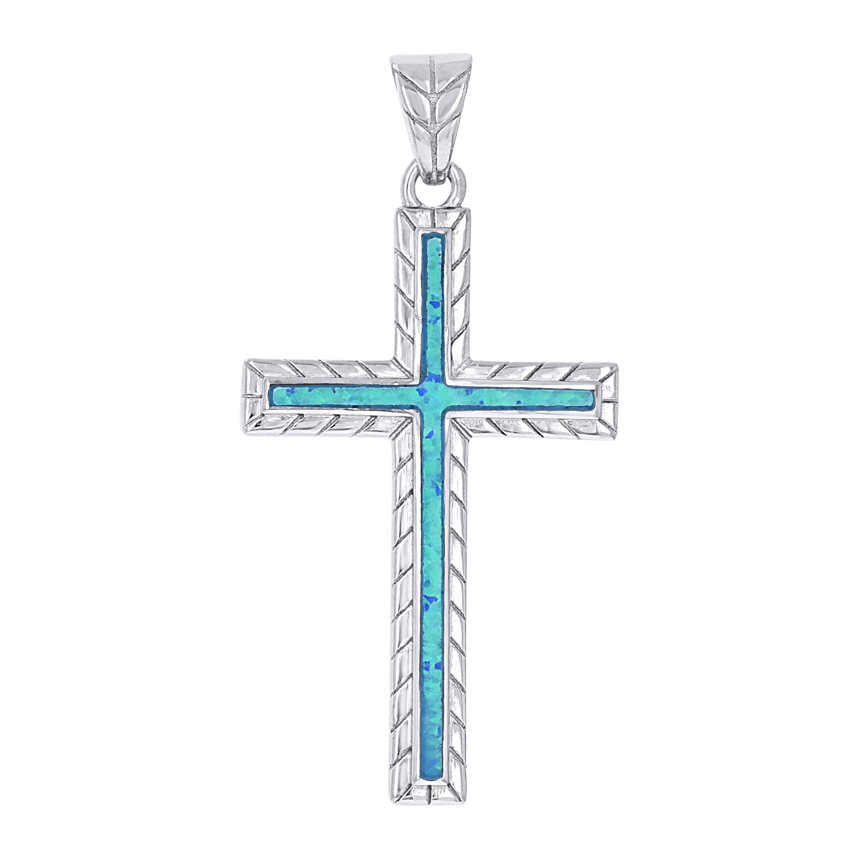 925 Sterling Silver Opal Pendant
