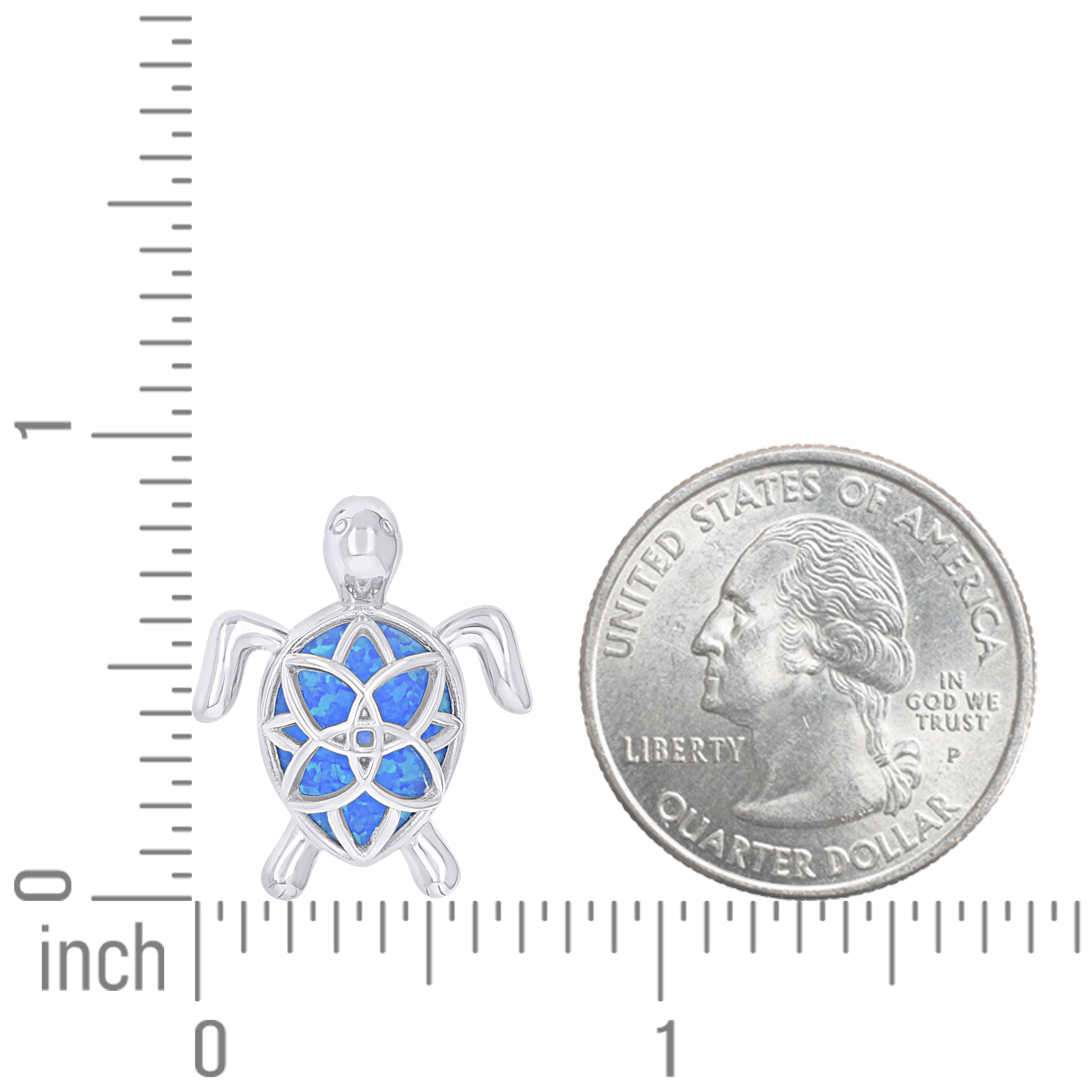 925 Sterling Silver Opal Pendant