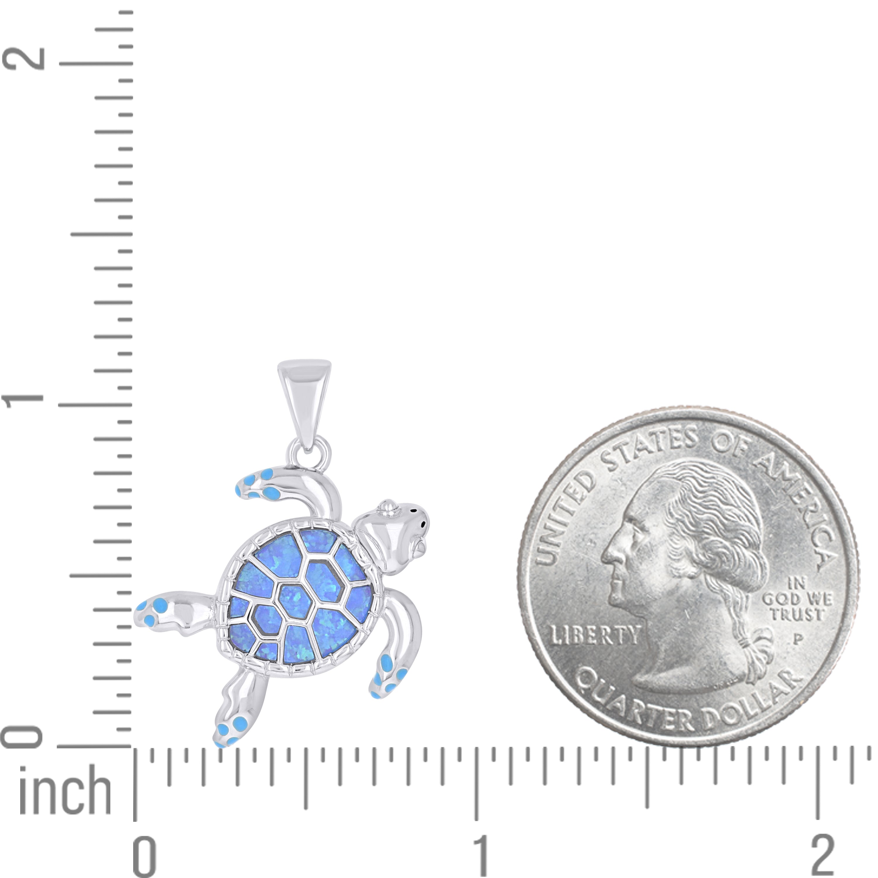 925 Sterling Silver Opal Pendant