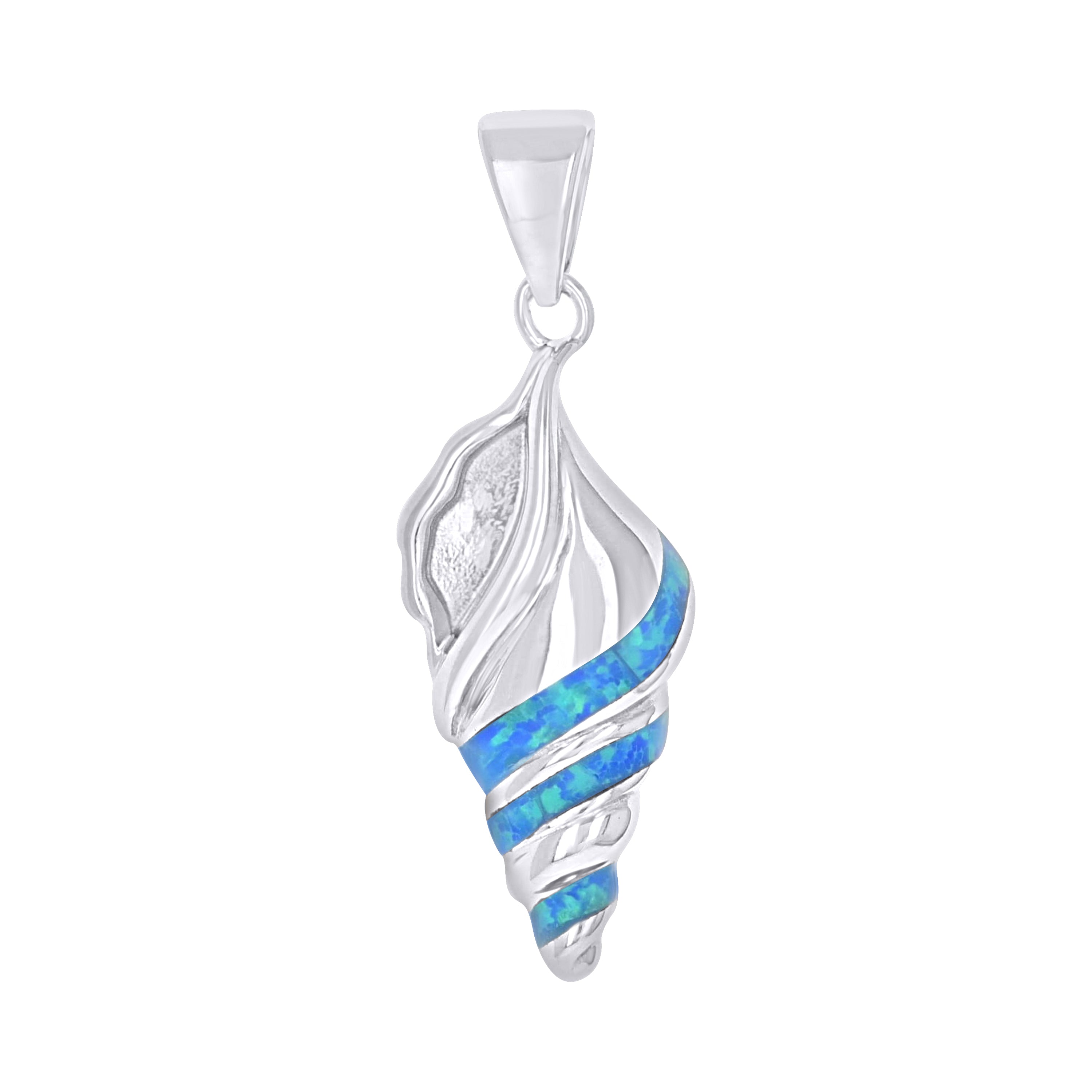 925 Sterling Silver Opal Pendant
