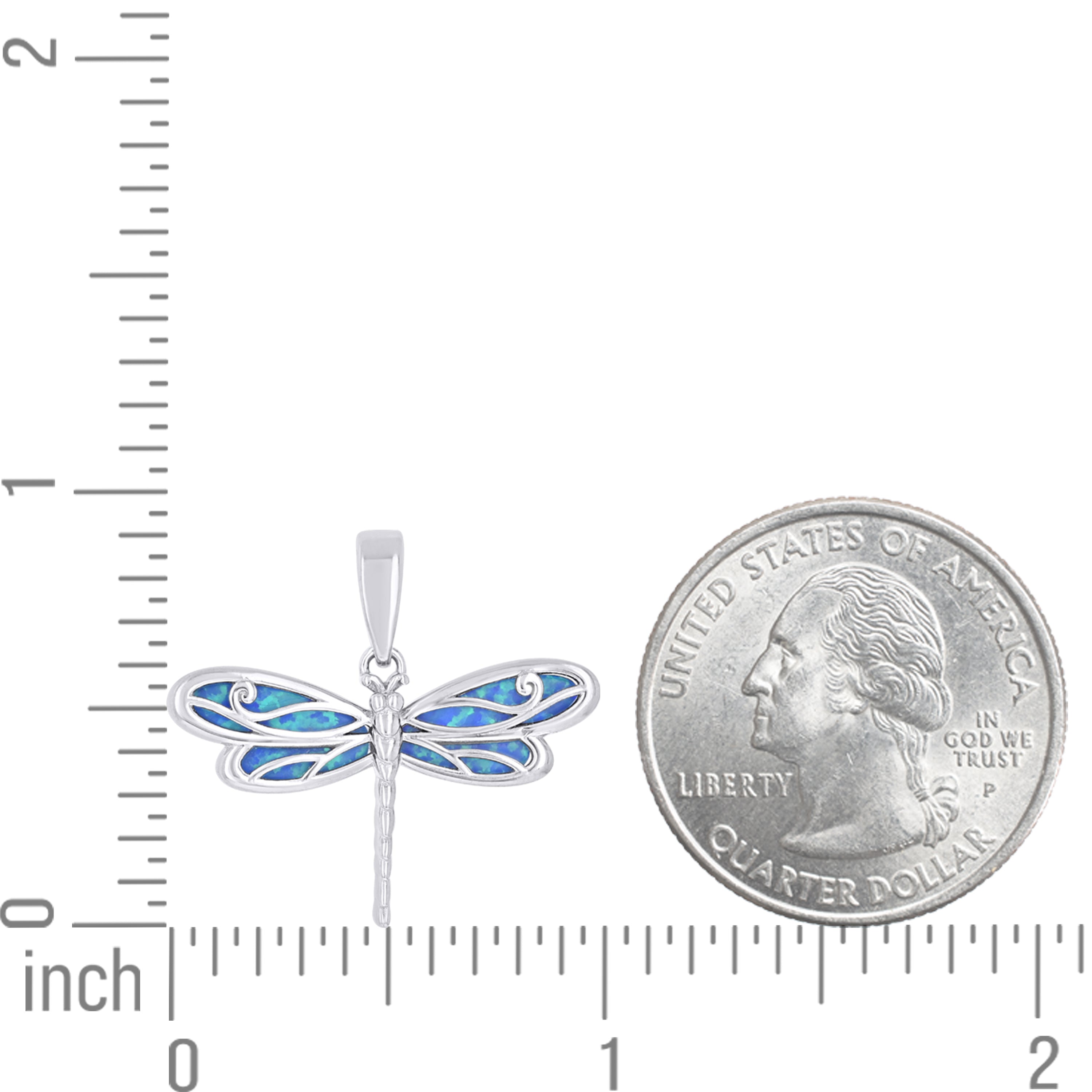 925 Sterling Silver Opal Pendant
