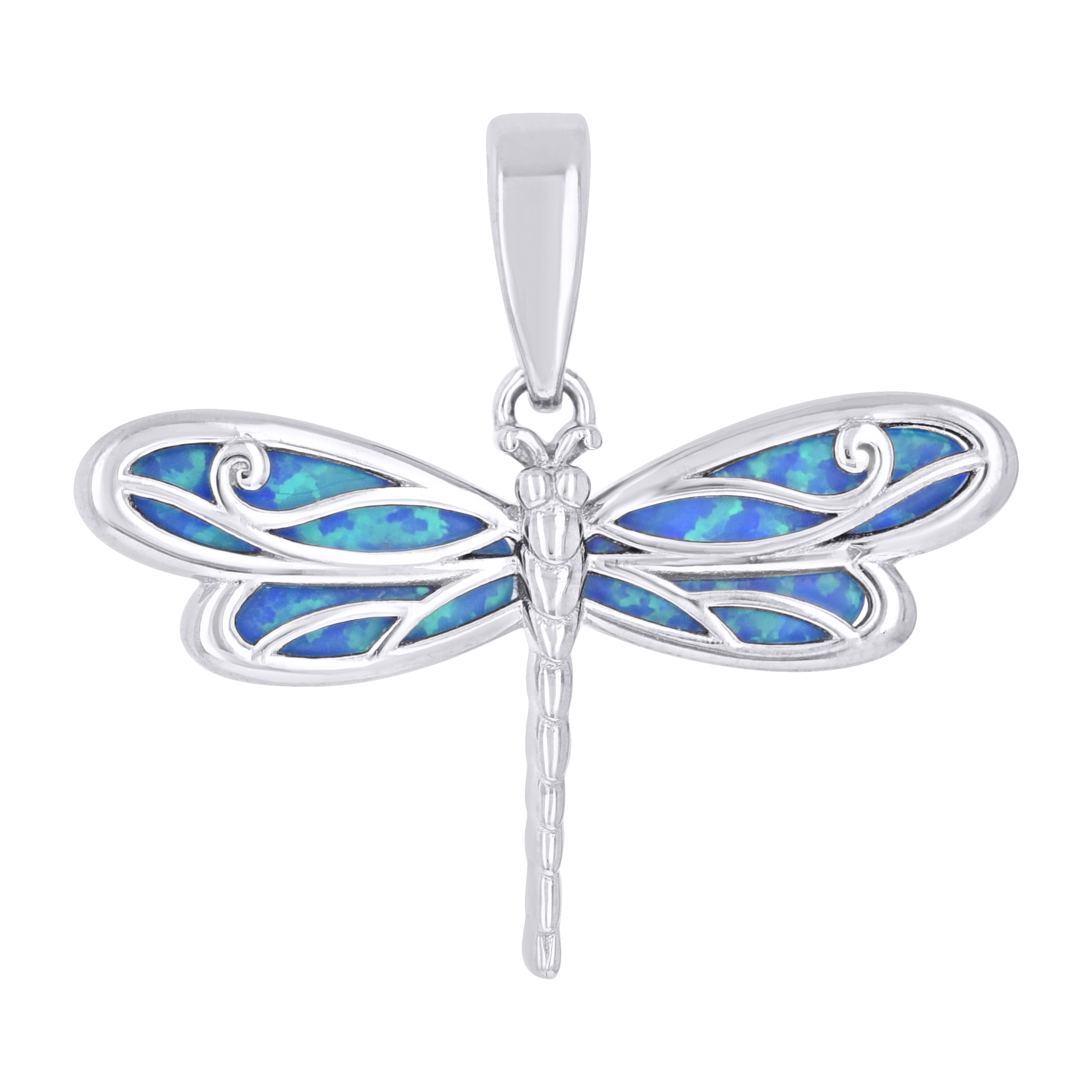 925 Sterling Silver Opal Pendant