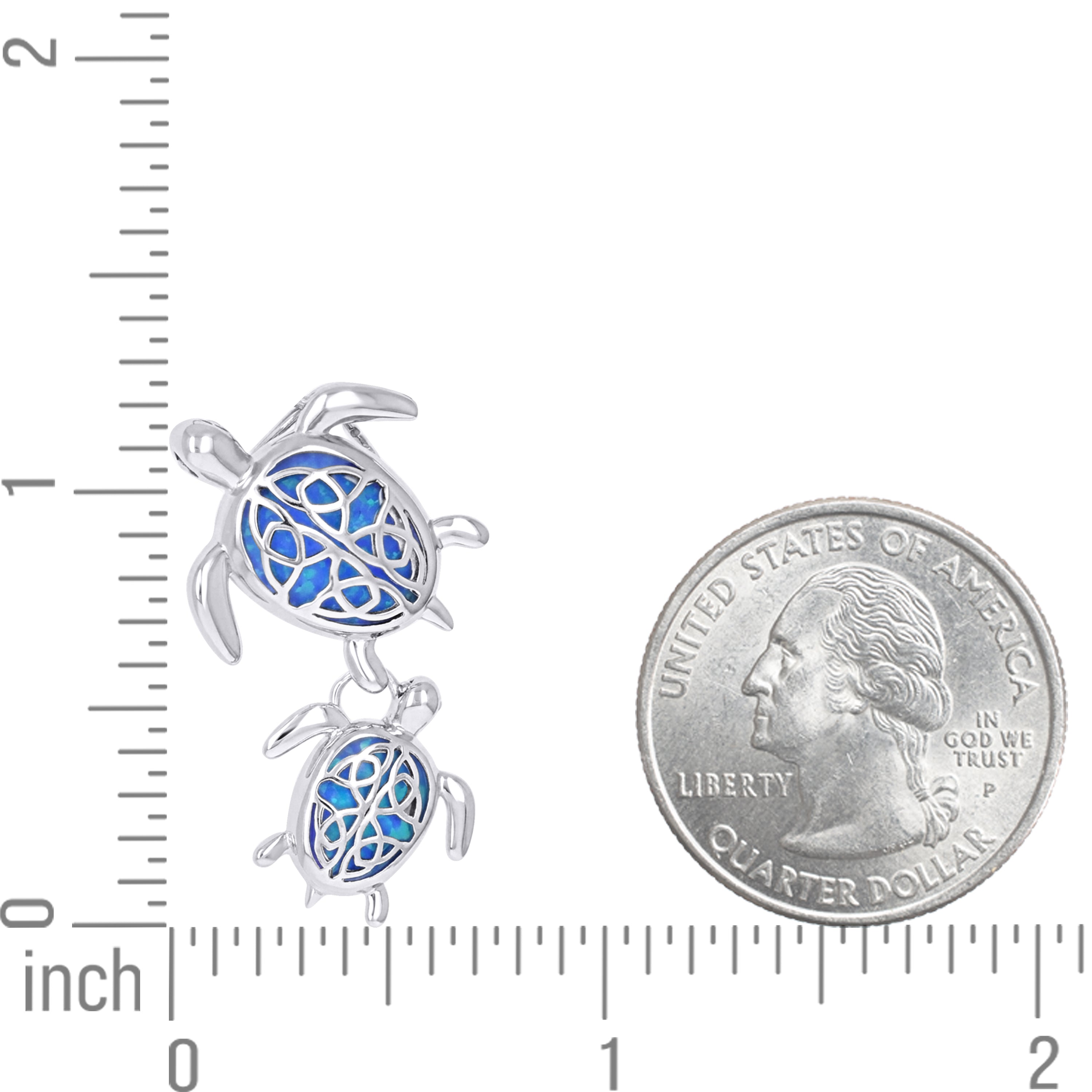 925 Sterling Silver Opal Pendant