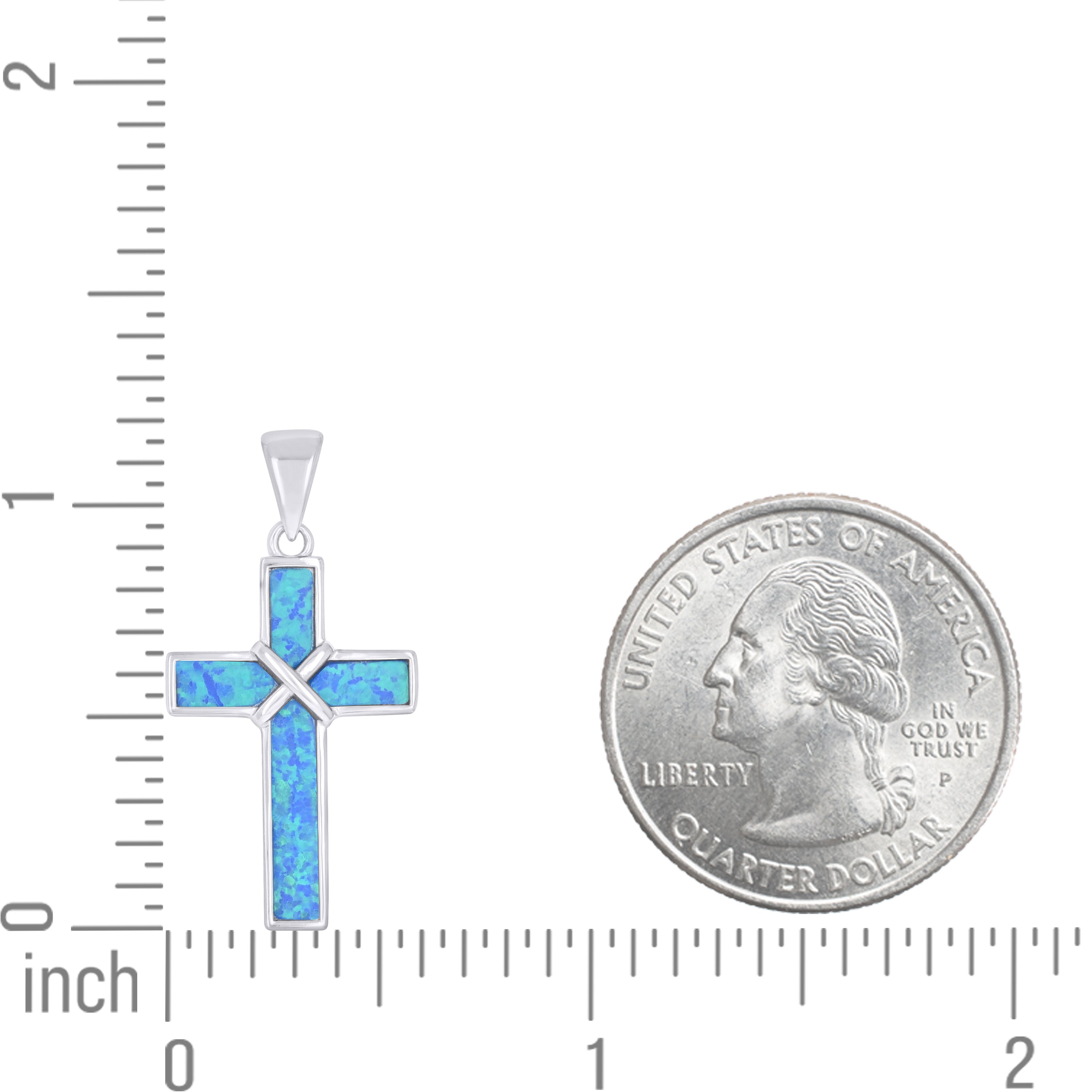 925 Sterling Silver Opal Pendant