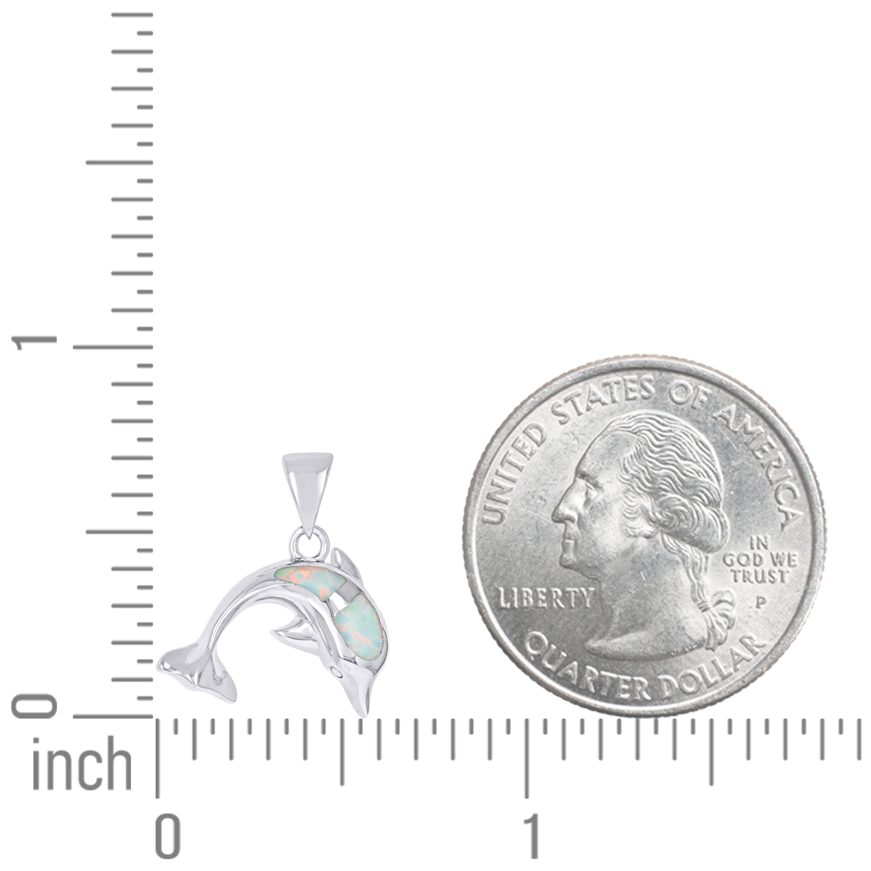 925 Sterling Silver Opal Pendant
