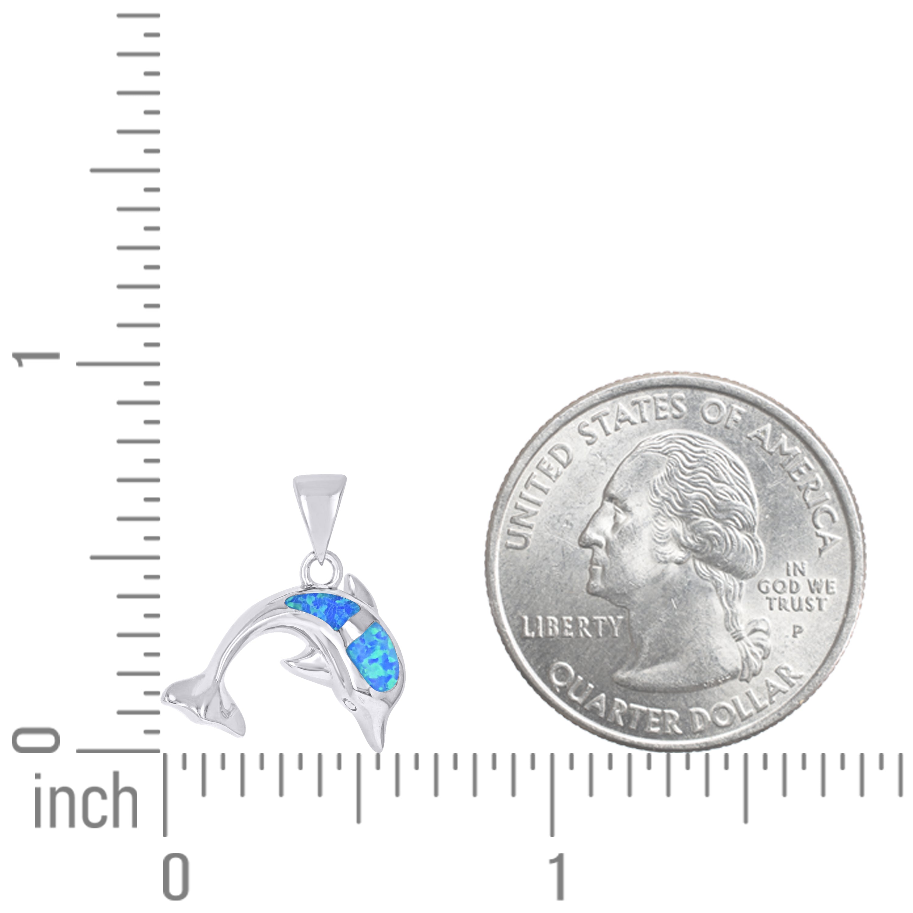 925 Sterling Silver Opal Pendant