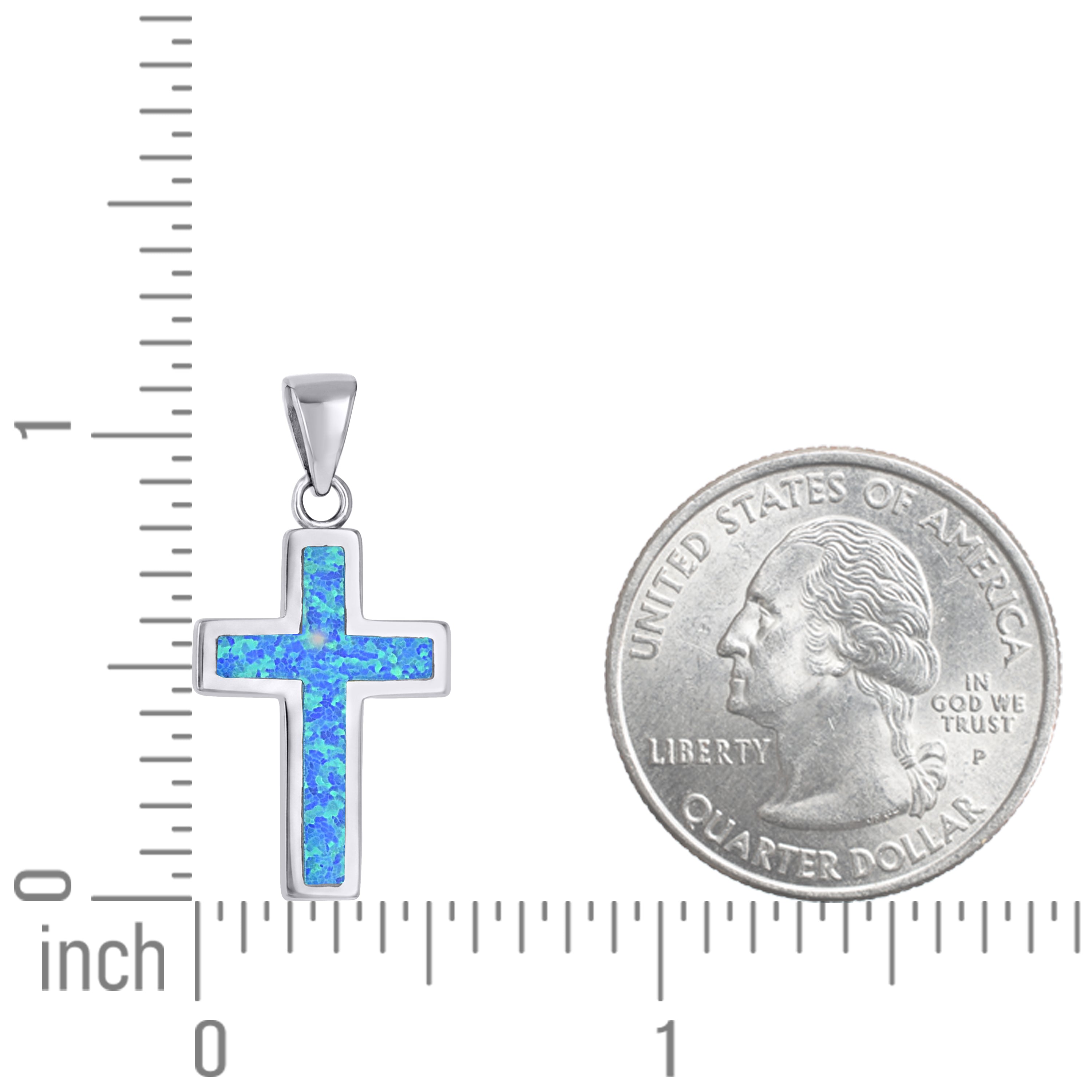 925 Sterling Silver Opal Pendant