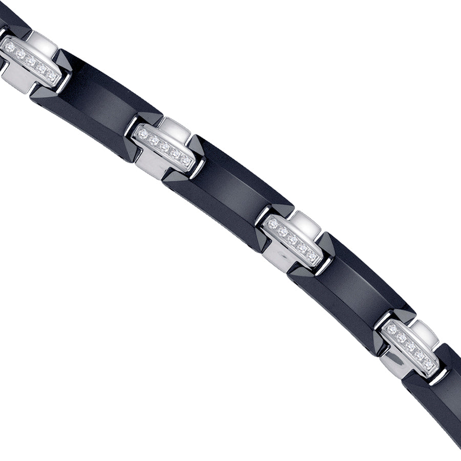 Ceramic &-Tungsten Bracelet