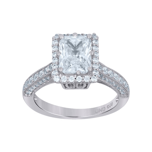 925-Ladies Fancy CZ Rings