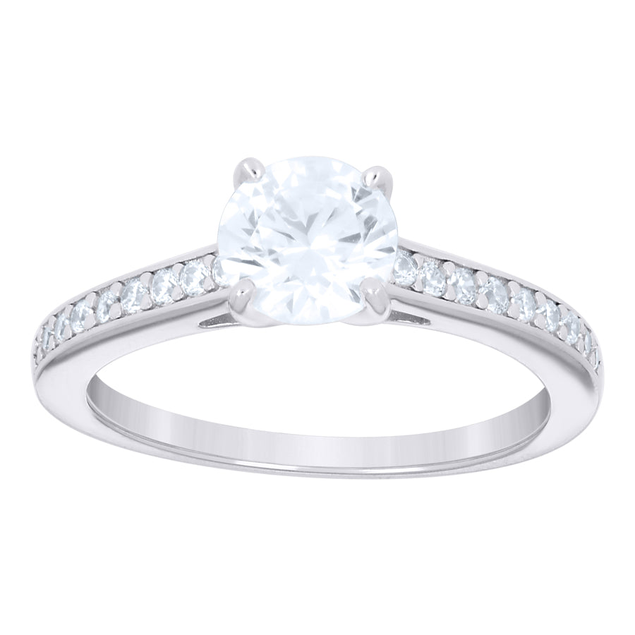 925 Sterling Silver CZ Ring S5-S9