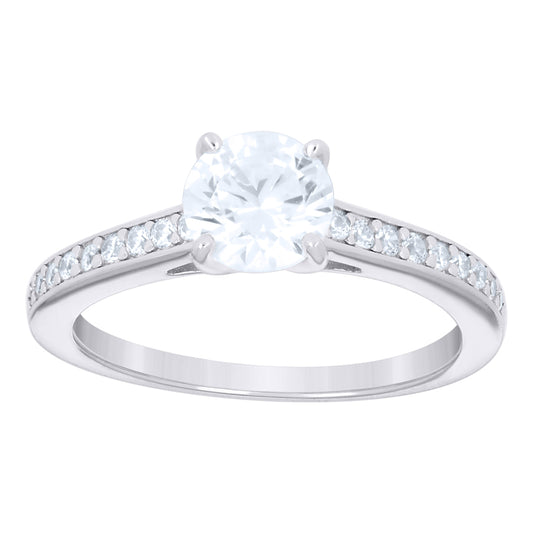 925 Sterling Silver CZ Ring S5-S9