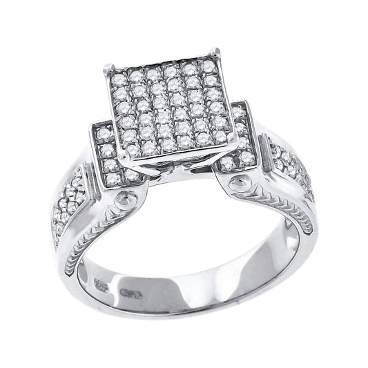 925 Sterling Silver CZ Ring S6-S9