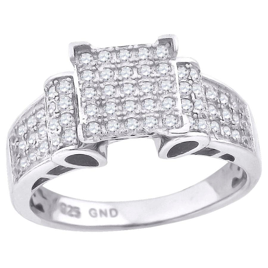 925 Ladies Fancy CZ Rings