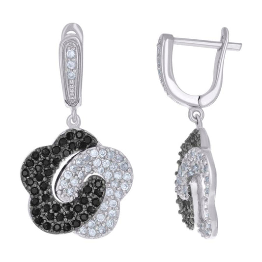 925 Sterling Silver Cz Earrings
