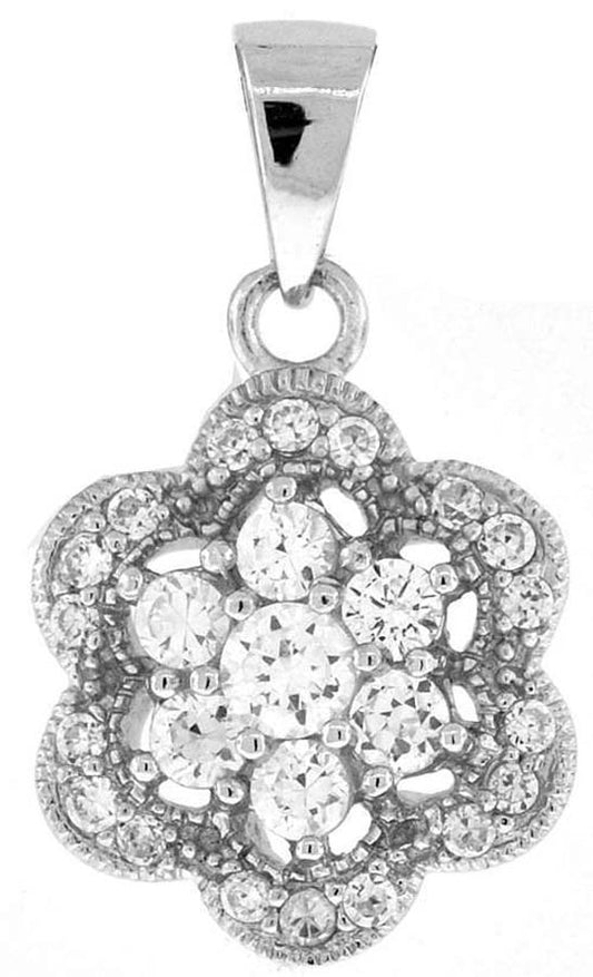925 Fancy Cz Pendant