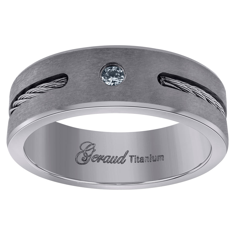 Titanium 7mm Ring