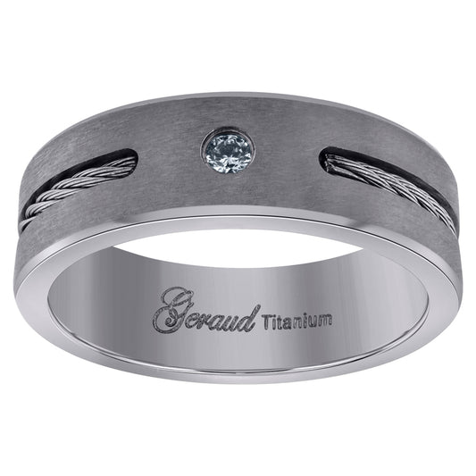 Titanium 7mm Ring